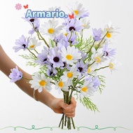 ARMARIO Artificial Flower, Silk 5 Heads 5 Heads Chamomiles, Home DIY Photography Props Party Decorat