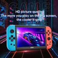 X80 Cross-Border 23cm HD Large Screen Handheld Game Console PSP Handheld 16g Card GBANES Classic Arc