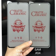 Samsung A14 5G Samsung M14 5G Samsung A54 5G Samsung A34 5G Tempered Glass CERAMIC SPY Matte Full Sc