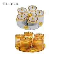 [Baosity11] Condiment Jars Dustproof Seasoning Boxes Elegant Candy Containers Food Storage for House