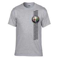 Alfa Romeo Fun Car Grey T-Shirt - 084 Size Xxl Gray