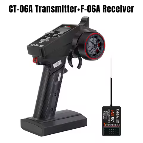 HotRC Transmitter CT-6A CT-8A DS600 6CH 8CH 2.4GHz Radio System Remote Controller