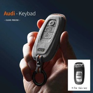 Suede For Audi New Car key Case Cover A1 A3 8V A4 B8 B9 A6 A5 C7 Q2 Q3 Q5 Q7 TTS R8 S6 RS3 Key Bag K