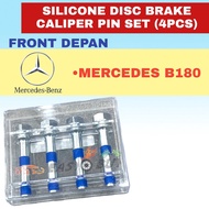 Silicone Disc Brake Caliper Pin Set *Front Depan - MERCEDES B180 MERC B180