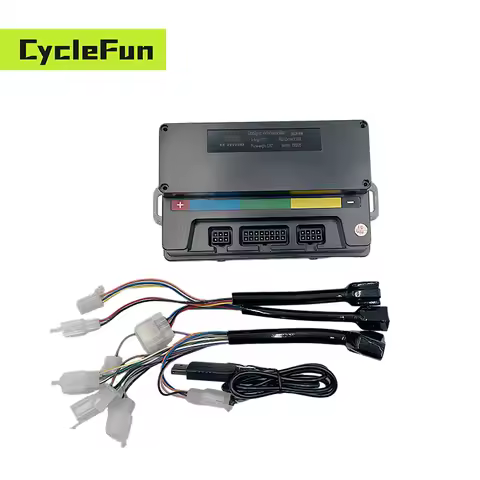 VOTOL EM50S EM-50 55A 48V 60V 1000W FOC BLDC Sine Wave Controller For QS 90 1KW Mid Drive Motor For 