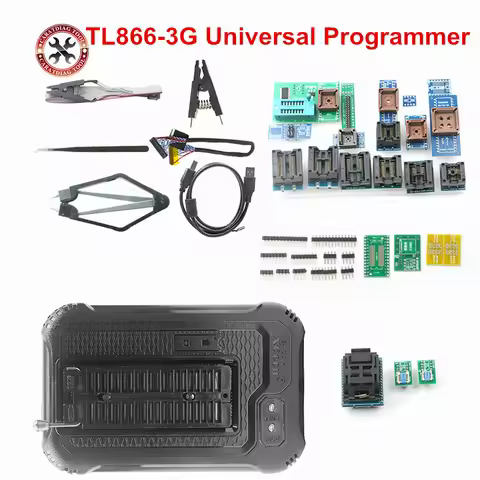 2025 Newest 100% OriginalTL866 3rd Generation T48 High speed Universal Programmer with Full Adapters
