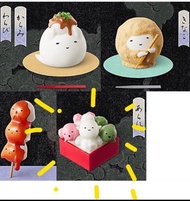 🇯🇵2021 絕版✨日式點心 三色米菓盒 🍡和菓子& 白玉 小湯圓 芭菲 🍨 吊飾 掛飾 鎖匙扣 扭蛋 擺件 擺設✨日本景品 t-arts  妖怪麻糬 收藏 珍藏 盲盒 迷你 食物 公仔 中古 扭蛋 