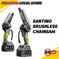 SANTINO 588VF Cordless Chainsaw 6/4 inch IN ONE Electric Single Hand Saw Woodworking Wireless Loggin