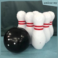 [AmlesoMY] Bowling Set Indoor Games or Outdoor Games for Hilariously Fun Giant for Family. Games, wi
