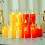 1Pc LED Electric Flameless Flickering Tea Light Simulation Candles Battery Powered Candles Party Wedding Home Decoration
