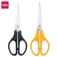 Deli PP Scissors, stainless steel 170mm symmetrical handle, pointed tip E0603