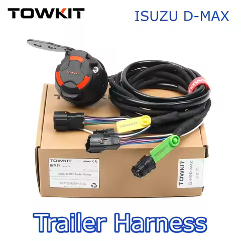 For ISUZU D-MAX Trailer Wiring Harness Eur 13/7 pin trailer RV tail light signal Australia 12/7 pin 