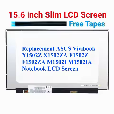 Replacement ASUS Vivibook X1502Z X1502ZA F1502Z F1502ZA M1502I M1502IA Notebook LCD Screen