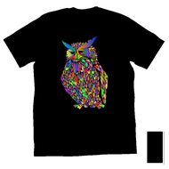 T-Shirt T-Shirt Men's Boys Girls Girls Unisex Kids Adults Animal Owl Geometric Mandala Image 3DDesig