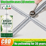 【24-hour delivery】tile gap filler 500ml colored sand epoxy tile grout waterproof sealant cement grou