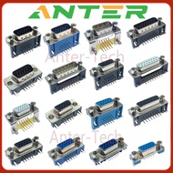 1-5PCS DR15 DB15 chip ic gold-plated D-SUB pins  2 rows 3 rows of pins 15-pin female and male PCB VG