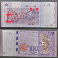 Collectibles for BQ6996999 SpecialNumbers UNC 100%New Malaysia Siri 12 RM100 Zeti (1pcs)