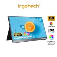 IRGOTECH 2K Portable Monitor 13.3" Laptop Extended Monitor Type-C IPS HDMI Dual Speaker Portable Scr
