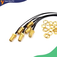 5pcs Cable Mini Connector TV Antenna WiFi Pigtail SMA to IPX Extension Cable Extension For PCI Card