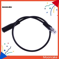 Moon* 30cm 35mm Smartphone Headset to 4P4C RJ9 Telephone Converter Adapter Cable