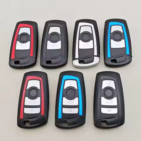 3/4 Buttons Smart Car Key Shell For BMW 1 3 5 7 Series F10 F20 F30 F40 X3 X4 X5 Remote Fob Case Cove