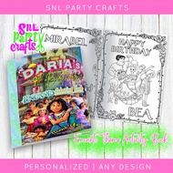 Encanto Activity Book Coloring Book Personalized Birthday giveaway souvenir