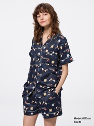 女裝 緞面家居服(短袖)CHIIKAWA2 356735