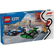 LEGO 60474 City F1 Grid with VCARB & Sauber Race Cars
