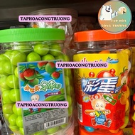 Wholesale box of chewing gum, childhood apple gum 650gr -150 chewing gum, apple gum