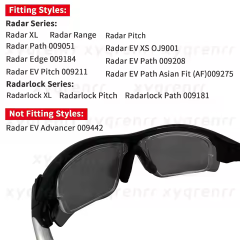 xyqrenrr Insert Clip-On RX Prescription Lens Carrier for Oakley Radar Path 009051/Radarlock Path 009