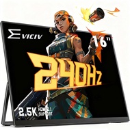 EVICIV 【Local delivery】16/17.3/18.5/23.8/24.5 inch 2.5K 240Hz 100% sRGB Portable Monitor for Gaming 