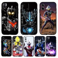 for Redmi Turbo 4 Note 14 Pro Plus Cool Anime Ultraman【Q8】 9Y10 Fashion Black TPU Soft Silicone Phon