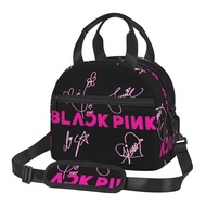 FB6 Blackpink Student Fashion Adult Messenger Bag Lunch Bag Shoulder Bag Bento Kid Storage Bag