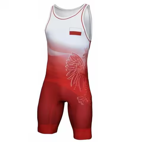 Youth & Adult Wrestling Bodysuit Singlet Leotard Outfit Gym Sleeveless Triathlon PowerLifting Clothi