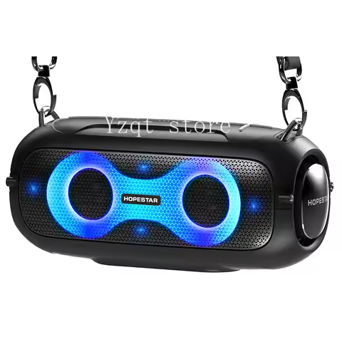 HOPESTAR A41Party Outdoor Wireless Bluetooth Speaker 16W Dual Speaker Pulse Flashing Light Portable 