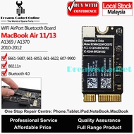 Replacement WiFi Module AirPort Bluetooth Board for McBook Air 11 13 A1369 A1370 2010~2012
