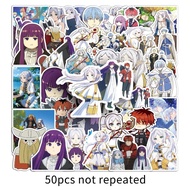 50pcs Frieren Beyond Journeys End Self-adhesive Anime Stickers Manga Cartoon Kawaii Drawing Doodle D