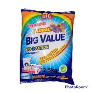 2.5kg UIC Bio-3action Detergent “ Value Pack ”/BIO- 3 Aktik Serbuk Pencuci /BIO-3 功效 洗衣粉 (FLORAL) 2.