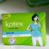 Kotex Fresh Liners Regular Unscented 20 Liner Pantiliner