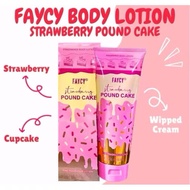 FAYCY BODY LOTION STRAWBERRY POUND CAKE