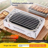 Picnic Group Jian Bamboo Charcoal Barbecue Grill Outdoor Portable Small Barbecue Grill Integrated Di