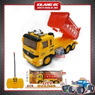RC Car Construction Dump Truck City Builder Kawalan Jauh (Ready Stock)
