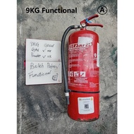 [Too many i want to clear stock] 9kg abc fire extinguisher pemadam api second hand unit standby unit