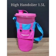 Tupperware High Handolier w/Pouch 1.5L (1) 11.7cm(D) x 23.65cm(H) Retail Price S$29.70 Pink or blue 
