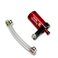 กรองน้ำมันเบนซิน+สายยาง เป็นงานอลูมิเนียม CNC อย่างดี กรองน้ำมันเเต่ง ของแต่งมอไซร์ ตัวอุดกรองแต่ง ใ