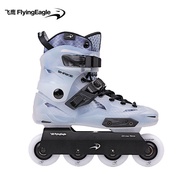 Flying Eagle | รองเท้าโรลเลอร์สเกตสำหรับผู้ใหญ่ ทรงแบน ลายดอกไม้ ฝาใส เหมาะสำหรับสเกตบนถนน