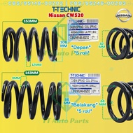 Pegas Gegelung / Cabin Coil Spring NISSAN CW520 [95246-00Z03 SMALL ROLL Belakang] [95148-00Z02 BIG R
