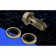 YAMAHA HONDA. DISC BRAKE HOSE SCREW WITH WASHER 1 PC SCREW 2PC WASHER