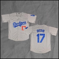 EMBROIDERY Baseball Jersey Shohei Ohtani Dodgers Grey