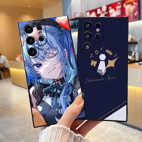 H-Hoshimachi Suisei Phone Case For Samsung S26 S25 Edge S24 S23 S22 S21 Ultra Plus Fe A55 56 15 4G 5